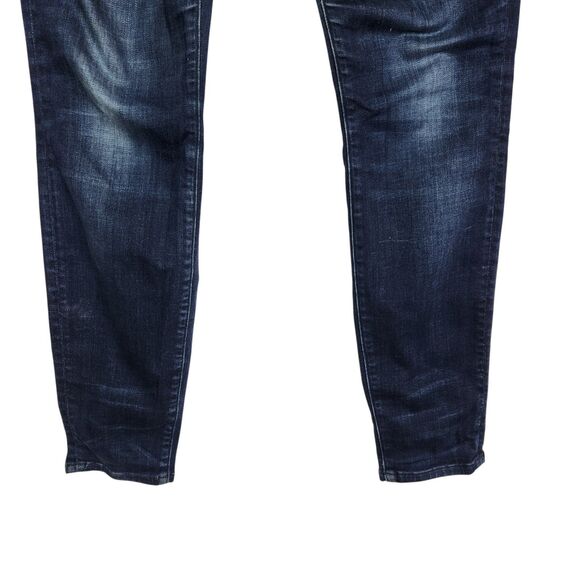 AYR Jeans Womens 27 Blue Skinny Mid Rise Stretch Denim Distressed‎ USA Made - Picture 3 of 14